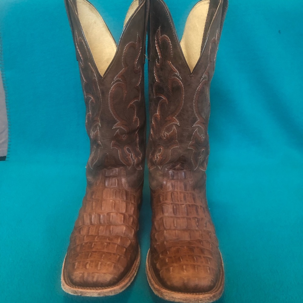 Brown Kids Cowboy Boots